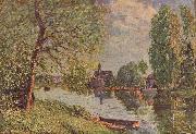 Alfred Sisley Flublandschaft bei Moret-sur-Loing painting